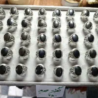 انگشتر برنزی حدید باروکش