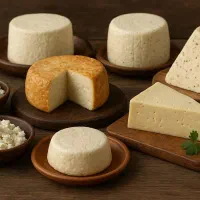 کره و پنیر محلی روغنی و پنیر کوزه ای