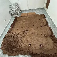 لحاف روتختی دو نفره با دو بالشت