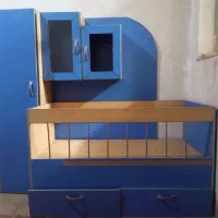 کمد اهنی و تخت  نجوان ام دی اف