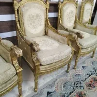 مبل سلطنتی نه نفره|مبلمان خانگی و میز عسلی|شیراز, شهرک رضوان|دیوار