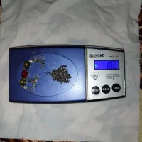 گردنبند نقره با دستبند نقره جواهر و پلاک خطی قدیمی|جواهرات|بیرجند, |دیوار