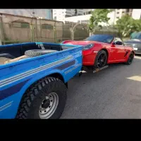 امداد خودرو یدک کش نیسان جرثقیل یدککش چرخگیر بکسل