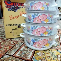 ست قابلمه لعابی ترکیه ای