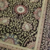 دوتا فرش شیش متری طرح ابریشم