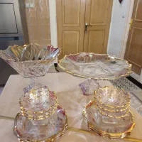 سرویس عصرانه خوری دور طلایی خارجی