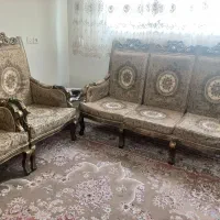 مبلمان استیل ۹ نفره همراه بامیز