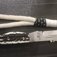 فروش چاقو دسته شاخ سفارشی و تسبیح سندلوس