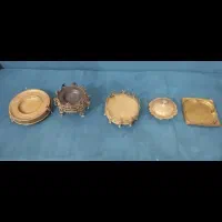 میز آرایشی منقل برنجی آویز لباس باند و ظبط ژاپنی|کلکسیون اشیاء عتیقه|قم, نیروگاه|دیوار
