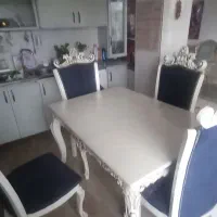 میز نهارخوری ۴ نفره|میز و صندلی غذاخوری|قرق, |دیوار