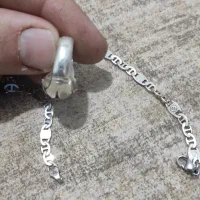 انگشتر و دستبند نقره قدیمی