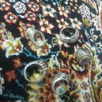 باسلام تمامی انگشترها باهم بع فروش میرید تعداد۵عدد