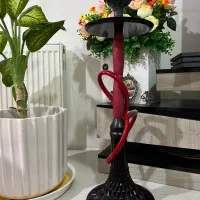 قلیان پایه ترکیه سوپاپدار زرشکی