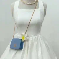لباس سفید مجلسی کوتاه