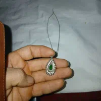 اویز نقره سنگ باستانی