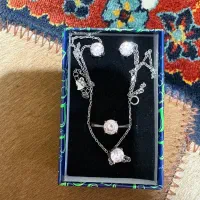 دو عدد نیم ست نقره نو