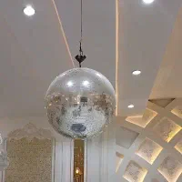 گوی آینه ای|لوستر و چراغ آویز|سبزوار, ابارش|دیوار