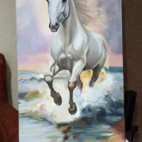 تابلو نقاشی رنگ روغن کار دست