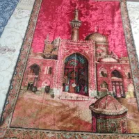 قالیچه قدیمی ابریشم|گلیم، جاجیم، گبه|تهران, استاد معین|دیوار