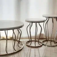 میز جلو مبلی چهارتکه در حد نو