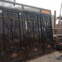 درب آهنی بزرگ|مصالح و تجهیزات ساختمان|مشهد, نیزه|دیوار