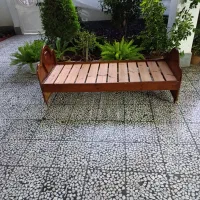 تختخواب یک نفره کامل چوب|تخت و سرویس خواب|ساری, |دیوار