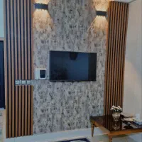 کاغذدیواری پارکت کفپوش قرنیز نقاشی ساختمان چمن