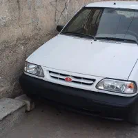 پراید مدل۹۱ سفید هیدرولیک سه تیکه رنگ