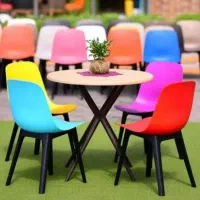 میزو صندلی مدل رخشان چوبی فلزی پلیمری