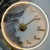 ساعت مدل پر و ماه|ساعت دیواری و تزئینی|اندیشه, اندیشه فاز ۱|دیوار