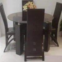 میز ناهارخوری۴نفره کاملا سالم شیک درحدنو|میز و صندلی غذاخوری|مشهد, الهیه|دیوار