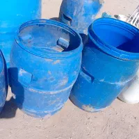 بشکه پلاستیکی ابی|ظروف نگهدارنده، پلاستیکی، یکبارمصرف|تربت جام, المهدی|دیوار