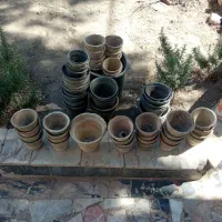 فروش تعدادی گلدان سفالی