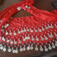 شال رقص دست دوز پولکی