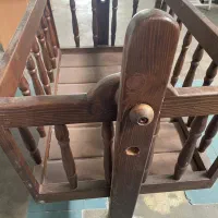 گهواره چوبی|تخت و صندلی بچه|لاهیجان, امیرشهید|دیوار