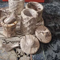 ست کنار سماوری ازجنس سنگ مصنوعی|صنایع دستی و سایر لوازم تزئینی|شیراز, زرهی|دیوار