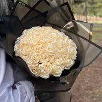 گل رز روبانی هدیه روز زن و روز مادر|گل مصنوعی|کرمانشاه, |دیوار