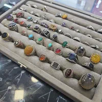انگشتر های نقره مردانه کارکرده