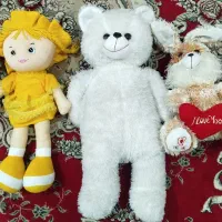 ۴ عدد عروسک|اسباب‌بازی بچه|گنبد کاووس, |دیوار