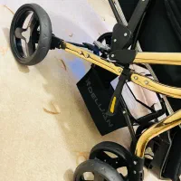 کالسکه بنیتا پرو (بدنه طلایی)ضد خش و ضربه|کالسکه و لوازم جانبی|دهدشت, |دیوار