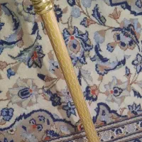 چوب پرده طلایی لوله ای