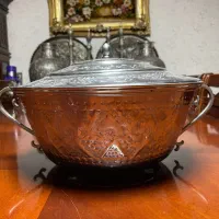 جانونی قدیمی برنجی قلمزنی