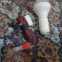 لامپ با باتری ماشین روشن میش
