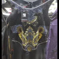 ماکسی مجلسی طرح نگین وسنگ  زیر قیمت تولید