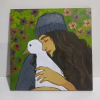 تابلو نقاشی اکریلیک اختصاصی ( حیوانات خانگی)