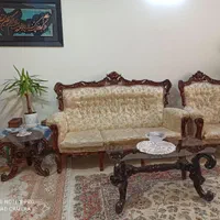 مبل ۹نفره استیل،۳تا جلومبلی|مبلمان خانگی و میز عسلی|تهران, عبدل‌آباد|دیوار
