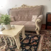 مبل ۹ نفره با جلو مبلی ۴ عدد عسلی