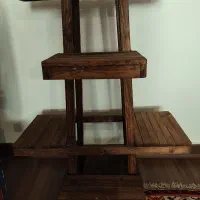 استند چوبی گل