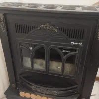 بخاری شومینه ای نو در حد جهیزیه