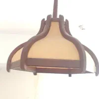 لوستر چوبی|لوستر و چراغ آویز|شهریار, شهرک شاهد|دیوار